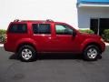 2008 Red Brawn Nissan Pathfinder S 4x4  photo #2