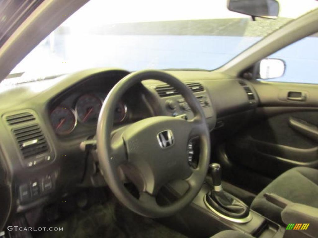 2003 Civic EX Coupe - Nighthawk Black Pearl / Black photo #8