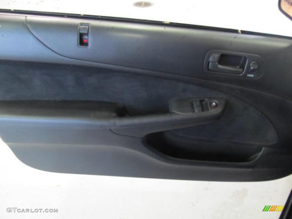 2003 Civic EX Coupe - Nighthawk Black Pearl / Black photo #10