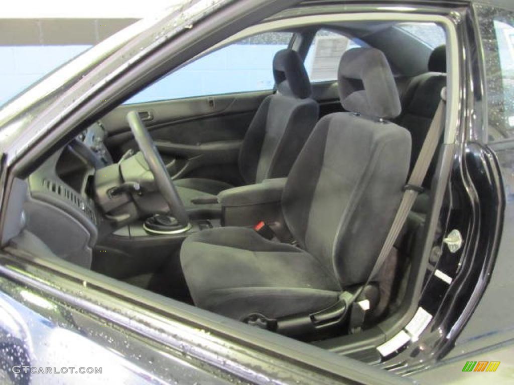 2003 Civic EX Coupe - Nighthawk Black Pearl / Black photo #11
