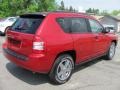 2008 Inferno Red Crystal Pearl Jeep Compass Sport 4x4  photo #2