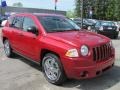 2008 Inferno Red Crystal Pearl Jeep Compass Sport 4x4  photo #23