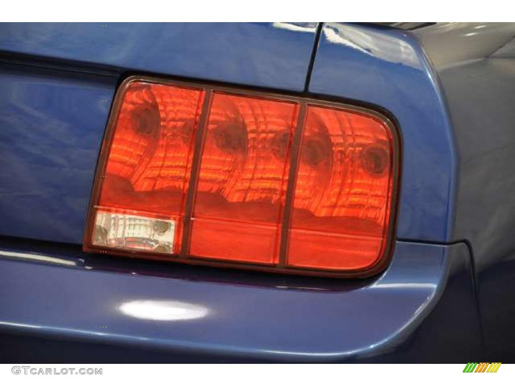2008 Mustang GT Premium Coupe - Vista Blue Metallic / Dark Charcoal photo #3