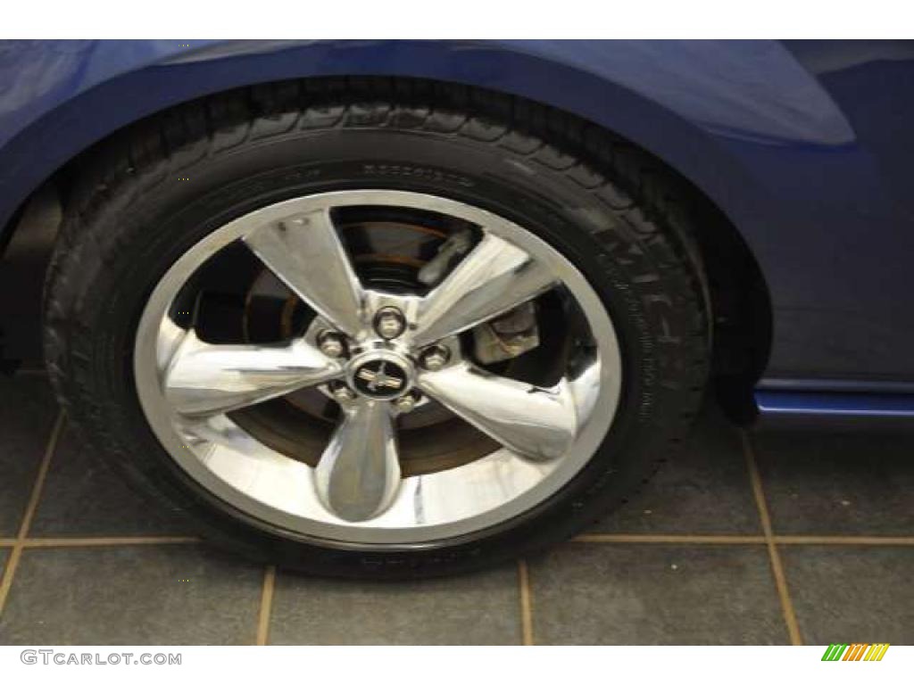 2008 Mustang GT Premium Coupe - Vista Blue Metallic / Dark Charcoal photo #14
