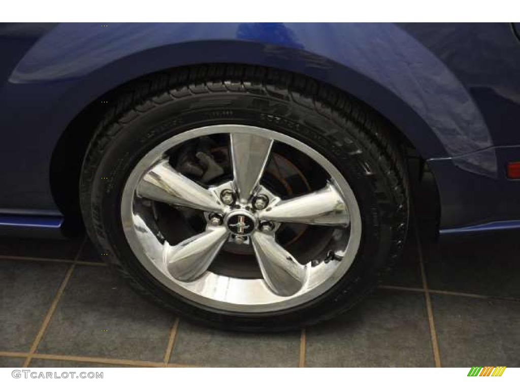 2008 Mustang GT Premium Coupe - Vista Blue Metallic / Dark Charcoal photo #15