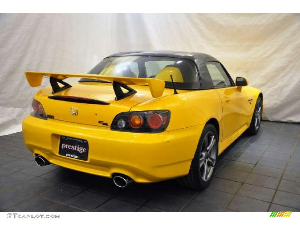 2008 S2000 CR Roadster - Rio Yellow Pearl / Black/Yellow photo #2