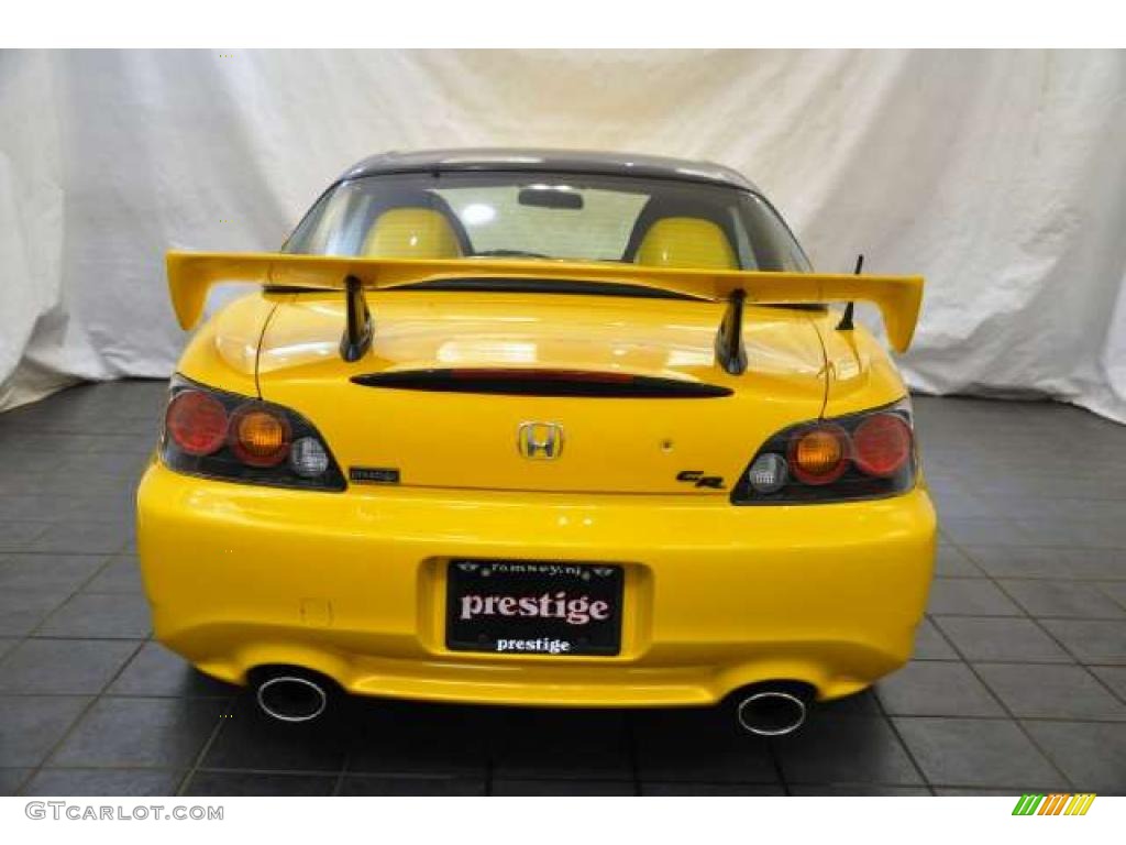 2008 S2000 CR Roadster - Rio Yellow Pearl / Black/Yellow photo #7