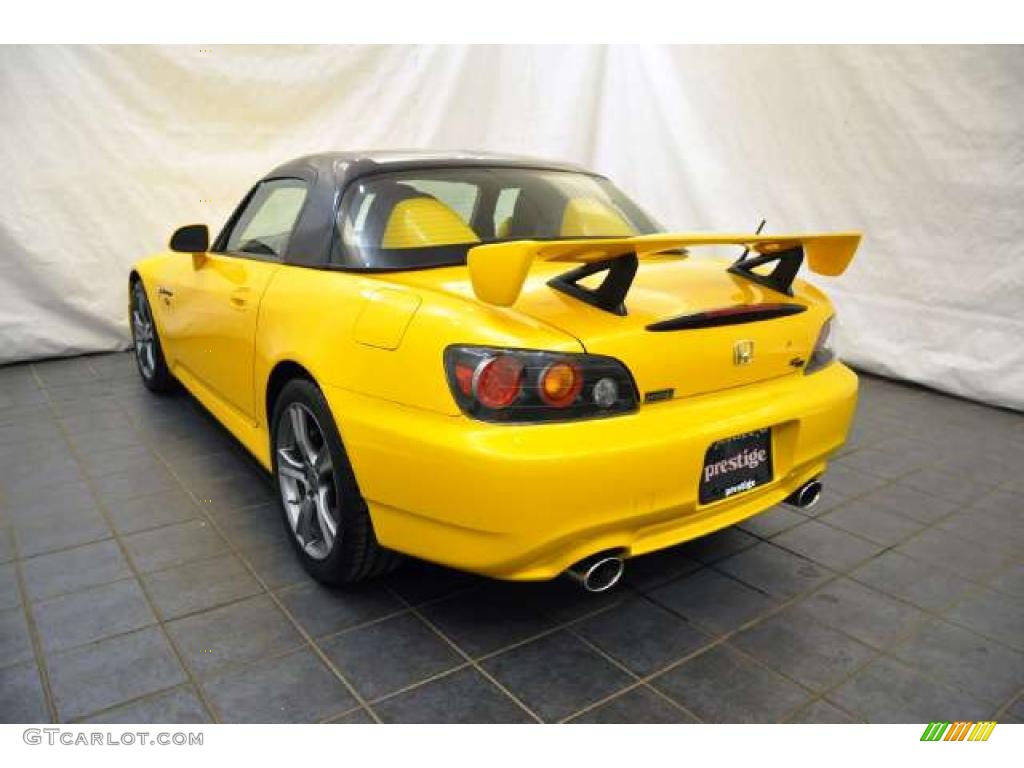 2008 S2000 CR Roadster - Rio Yellow Pearl / Black/Yellow photo #9