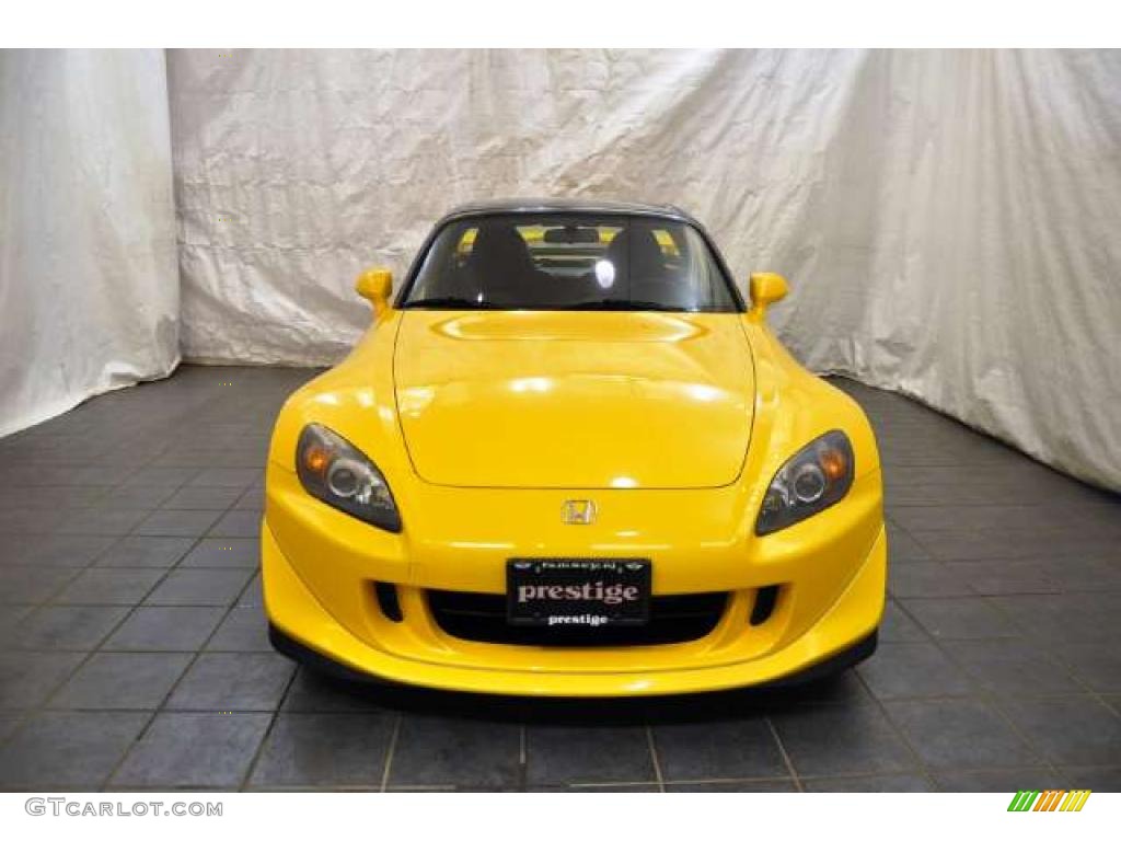 2008 S2000 CR Roadster - Rio Yellow Pearl / Black/Yellow photo #11