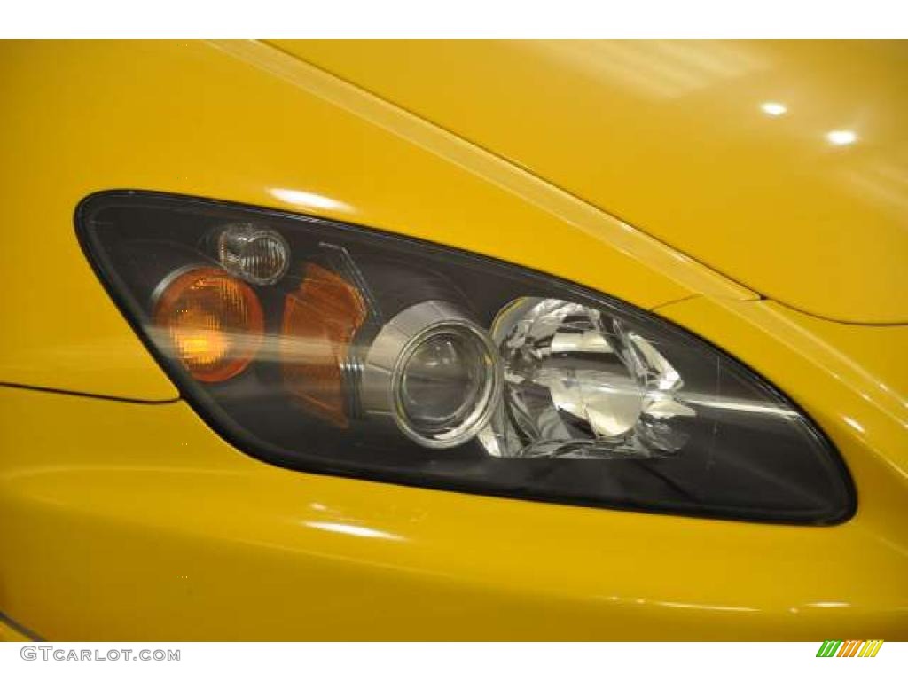 2008 S2000 CR Roadster - Rio Yellow Pearl / Black/Yellow photo #12