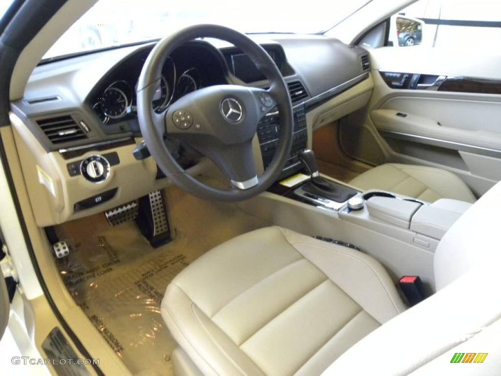 2011 E 350 Cabriolet - Arctic White / Almond/Mocha photo #9