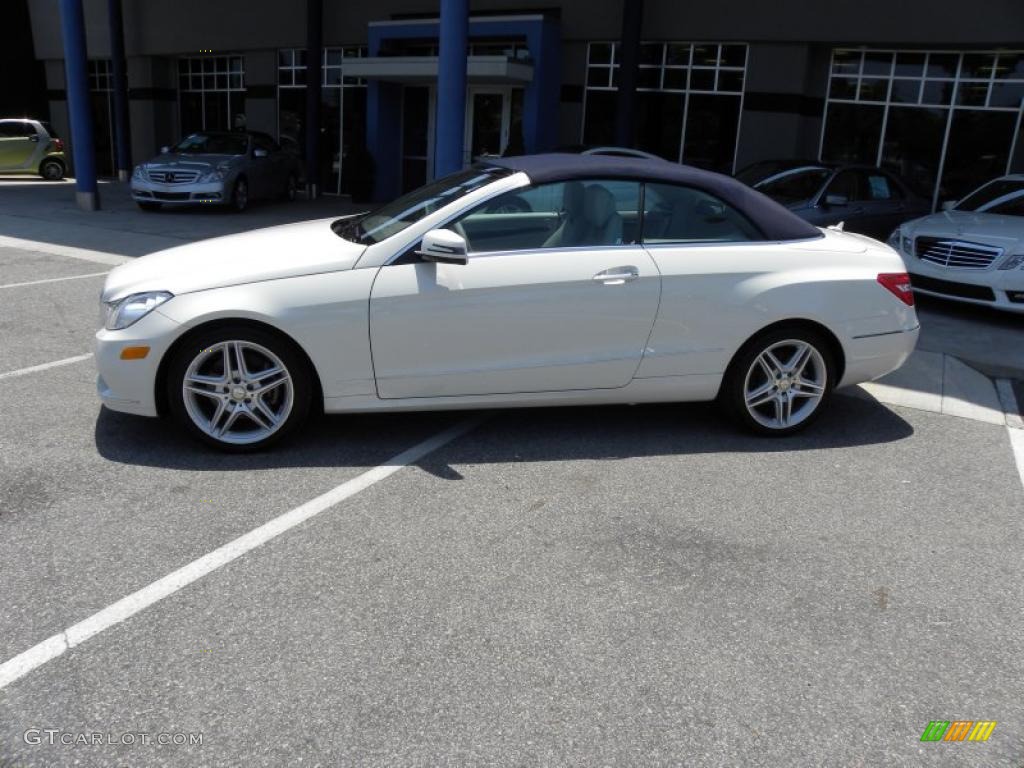 2011 E 350 Cabriolet - Arctic White / Ash/Dark Grey photo #2
