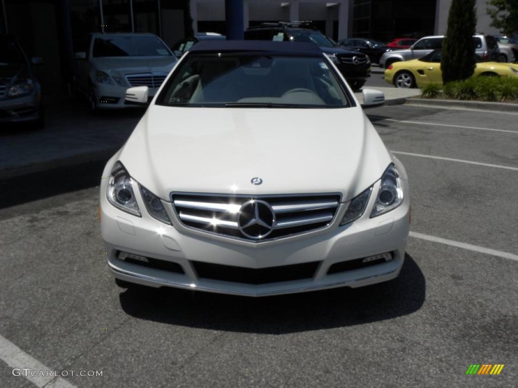 2011 E 350 Cabriolet - Arctic White / Ash/Dark Grey photo #4