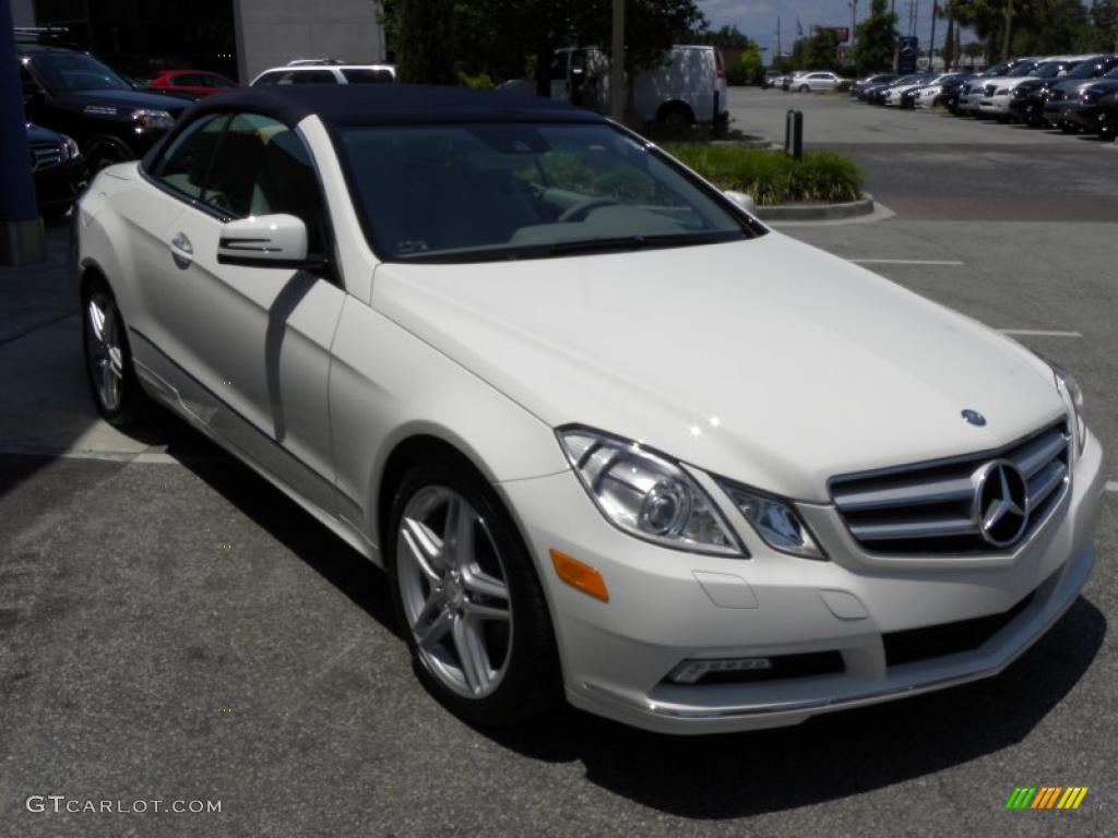 2011 E 350 Cabriolet - Arctic White / Ash/Dark Grey photo #5