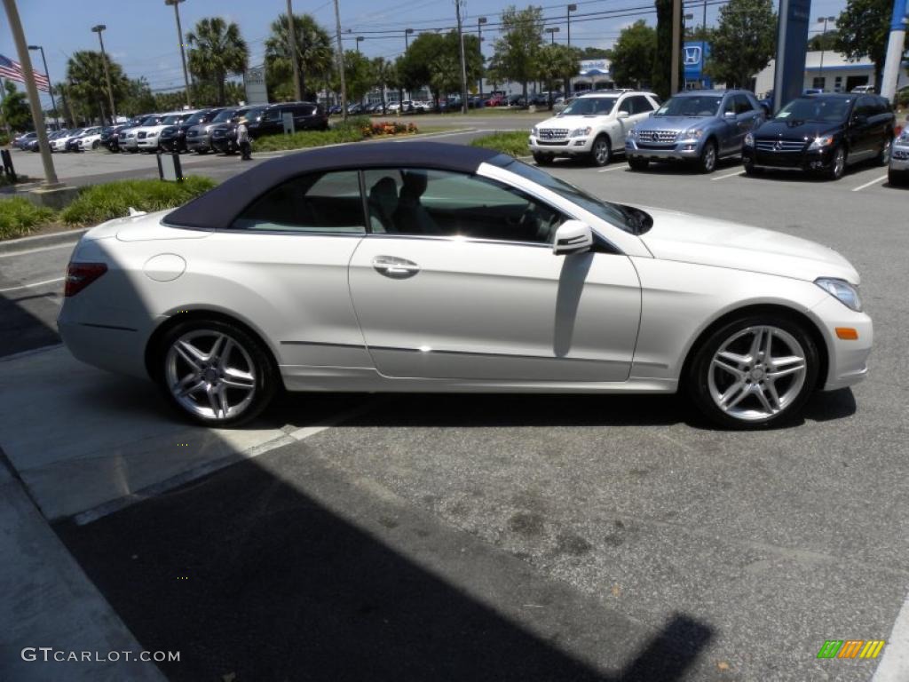 2011 E 350 Cabriolet - Arctic White / Ash/Dark Grey photo #6