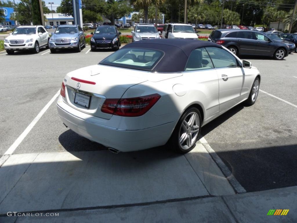 2011 E 350 Cabriolet - Arctic White / Ash/Dark Grey photo #7