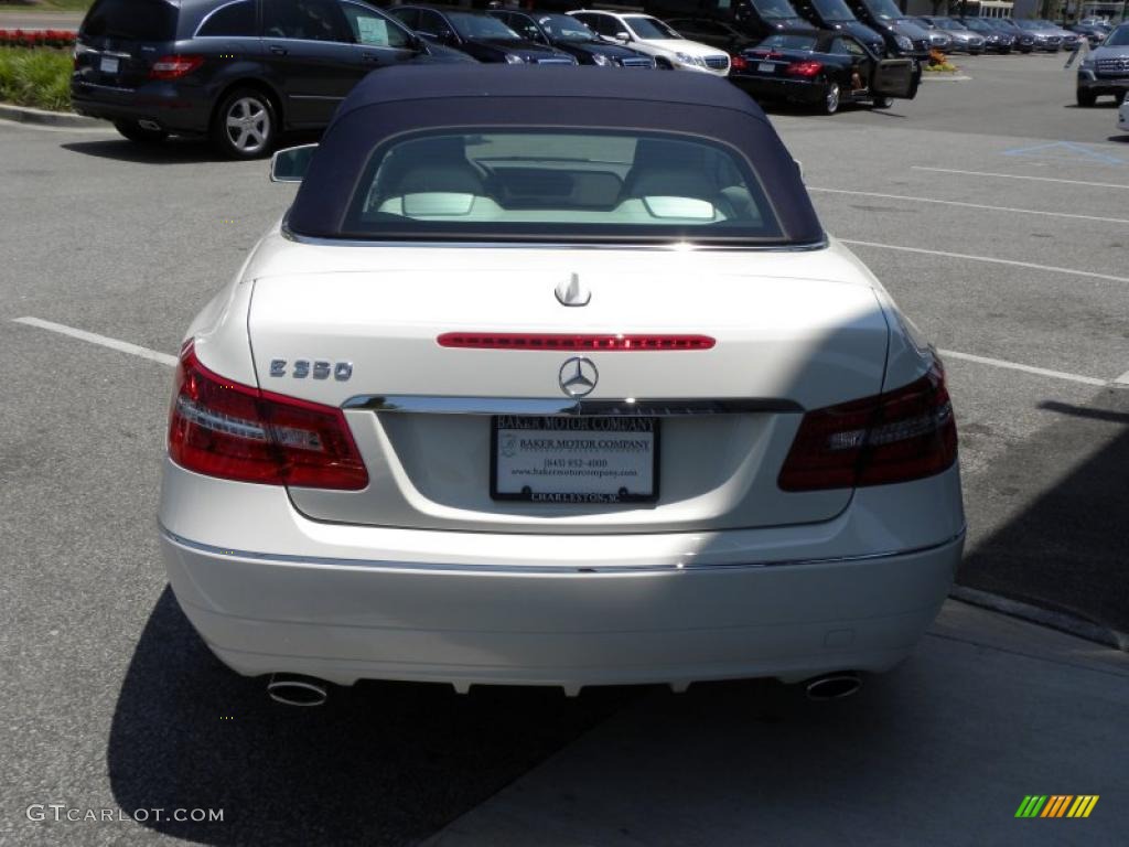 2011 E 350 Cabriolet - Arctic White / Ash/Dark Grey photo #8