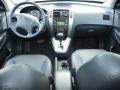 2009 Hyundai Tucson Black Interior Dashboard Photo