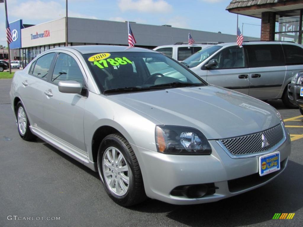 2010 Galant FE - Quick Silver Pearl / Medium Gray photo #1