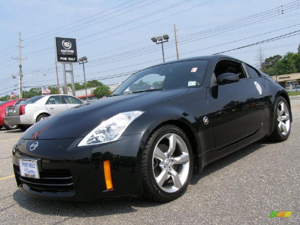 2007 350Z Touring Coupe - Magnetic Black Pearl / Charcoal photo #1