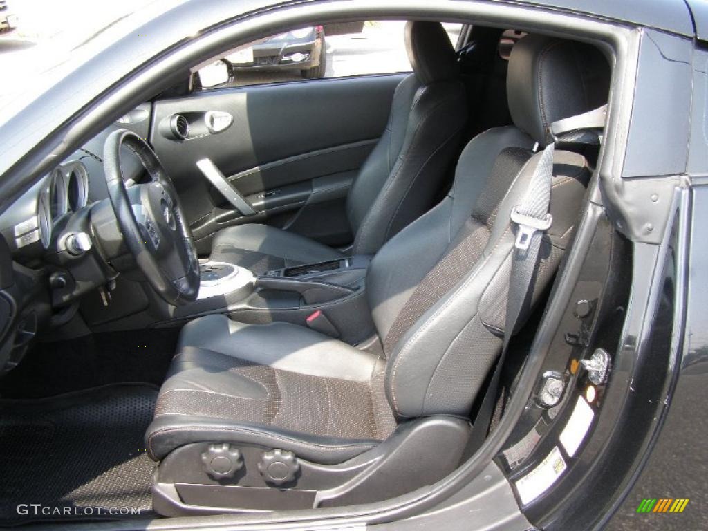 Charcoal Interior 2007 Nissan 350Z Touring Coupe Photo #49839723