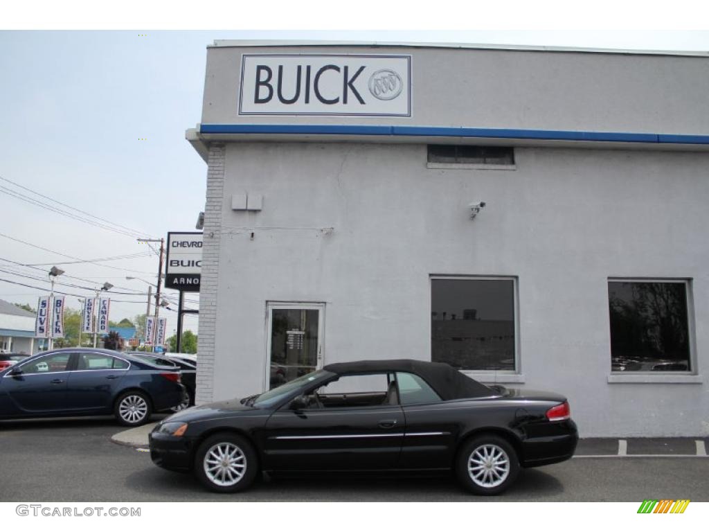 2001 Sebring LXi Convertible - Black / Taupe photo #3