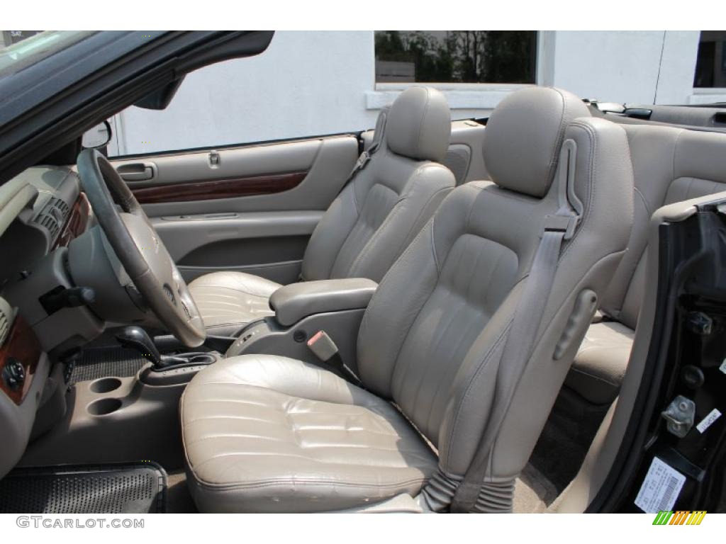 2001 Sebring LXi Convertible - Black / Taupe photo #10