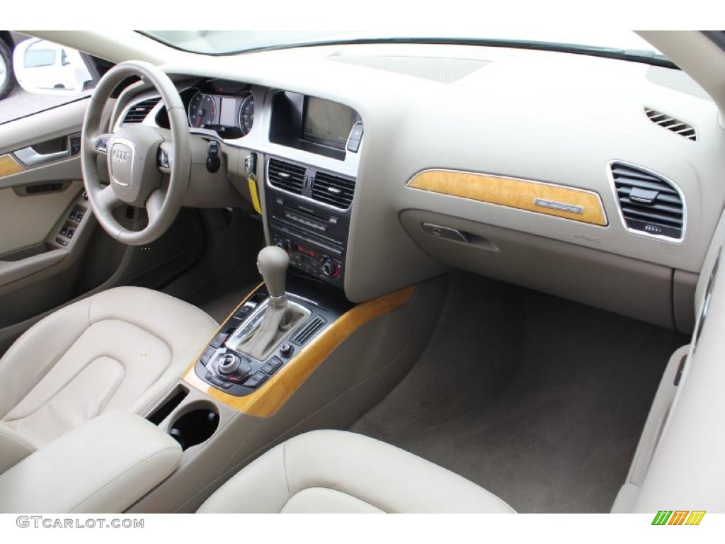 2009 Audi A4 3.2 quattro Sedan Cardamom Beige Dashboard Photo #49840570