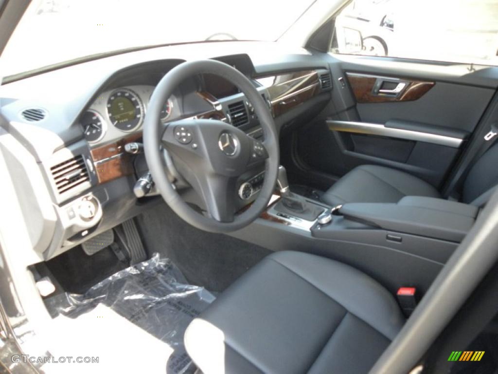 Black Interior 2011 Mercedes-Benz GLK 350 Photo #49841026