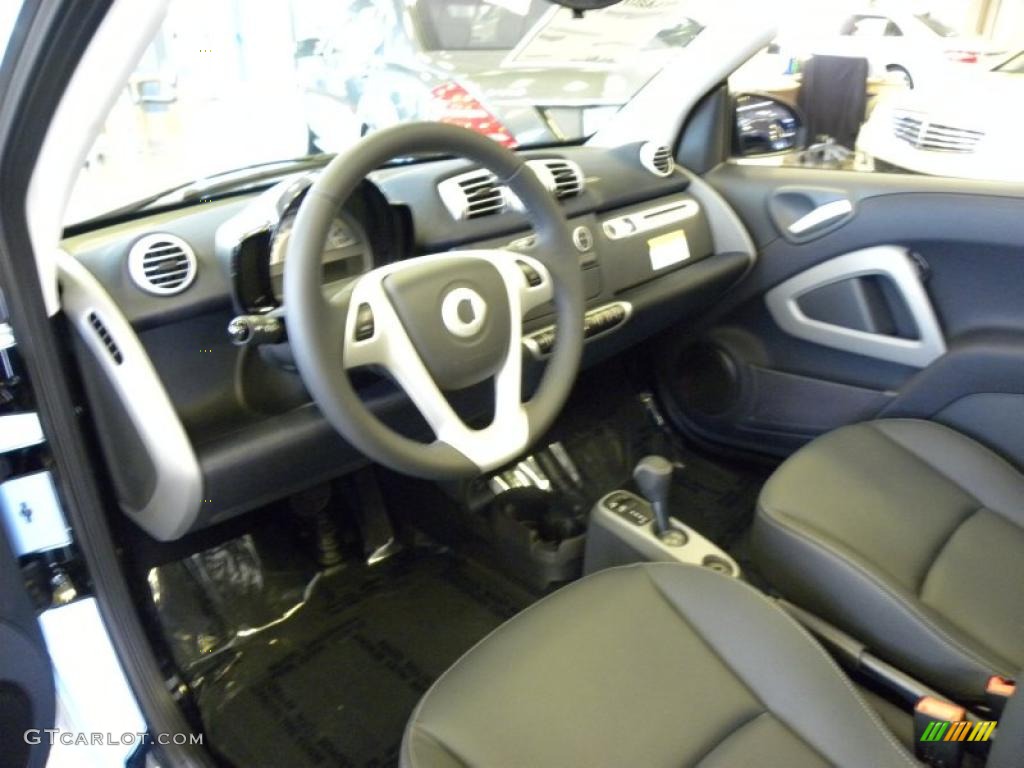 2011 fortwo passion cabriolet - Light Blue Metallic / Design Black photo #9