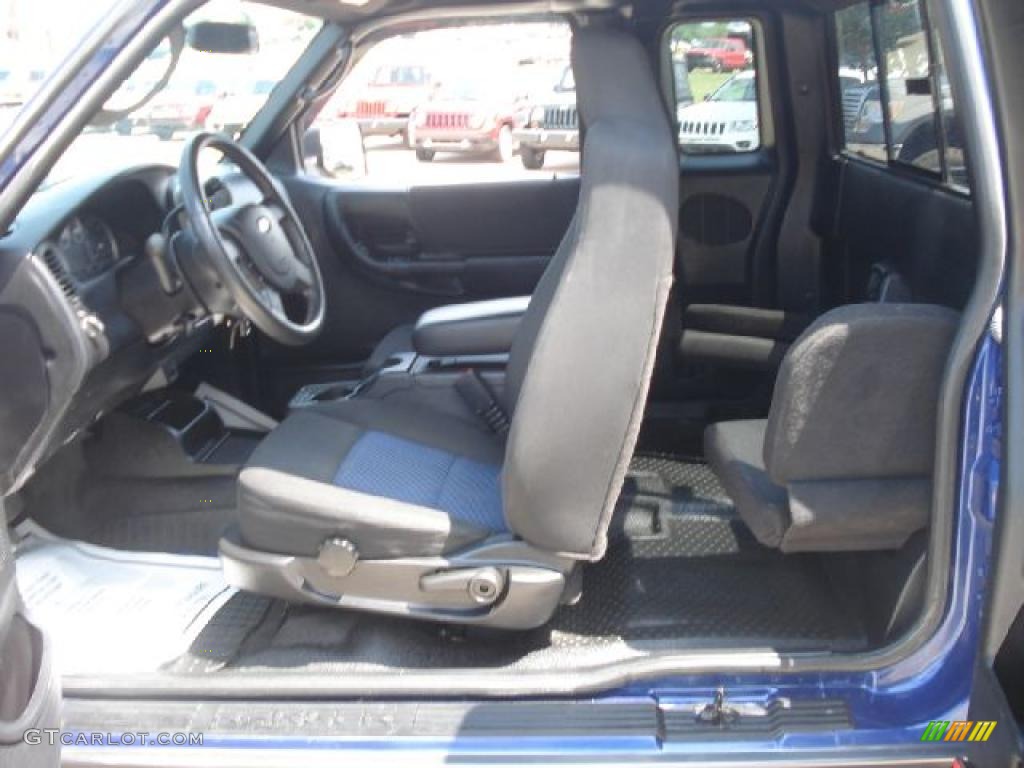 Ebony Black/Blue Interior 2006 Ford Ranger FX4 Level II SuperCab 4x4 Photo #49842187