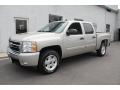 2008 Silver Birch Metallic Chevrolet Silverado 1500 LT Crew Cab 4x4  photo #1