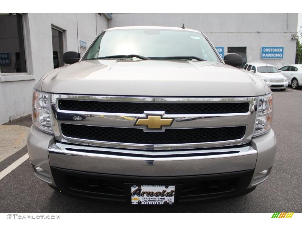 2008 Silverado 1500 LT Crew Cab 4x4 - Silver Birch Metallic / Ebony photo #2