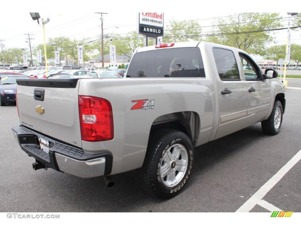 2008 Silverado 1500 LT Crew Cab 4x4 - Silver Birch Metallic / Ebony photo #6