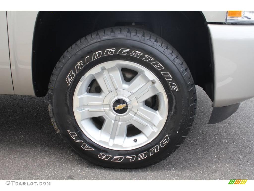 2008 Silverado 1500 LT Crew Cab 4x4 - Silver Birch Metallic / Ebony photo #8