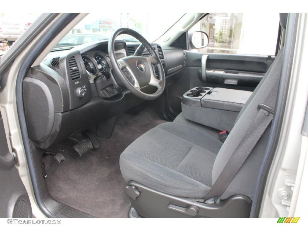 2008 Silverado 1500 LT Crew Cab 4x4 - Silver Birch Metallic / Ebony photo #11