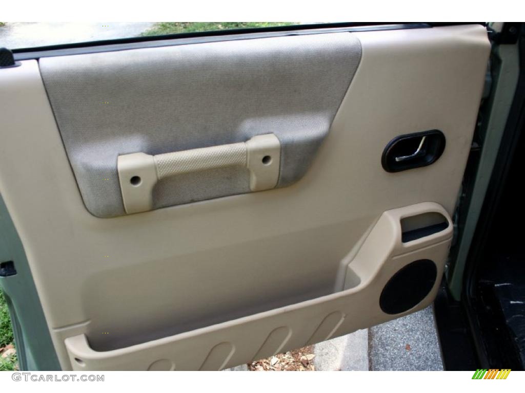 2003 Land Rover Discovery S Alpaca Beige Door Panel Photo #49842925