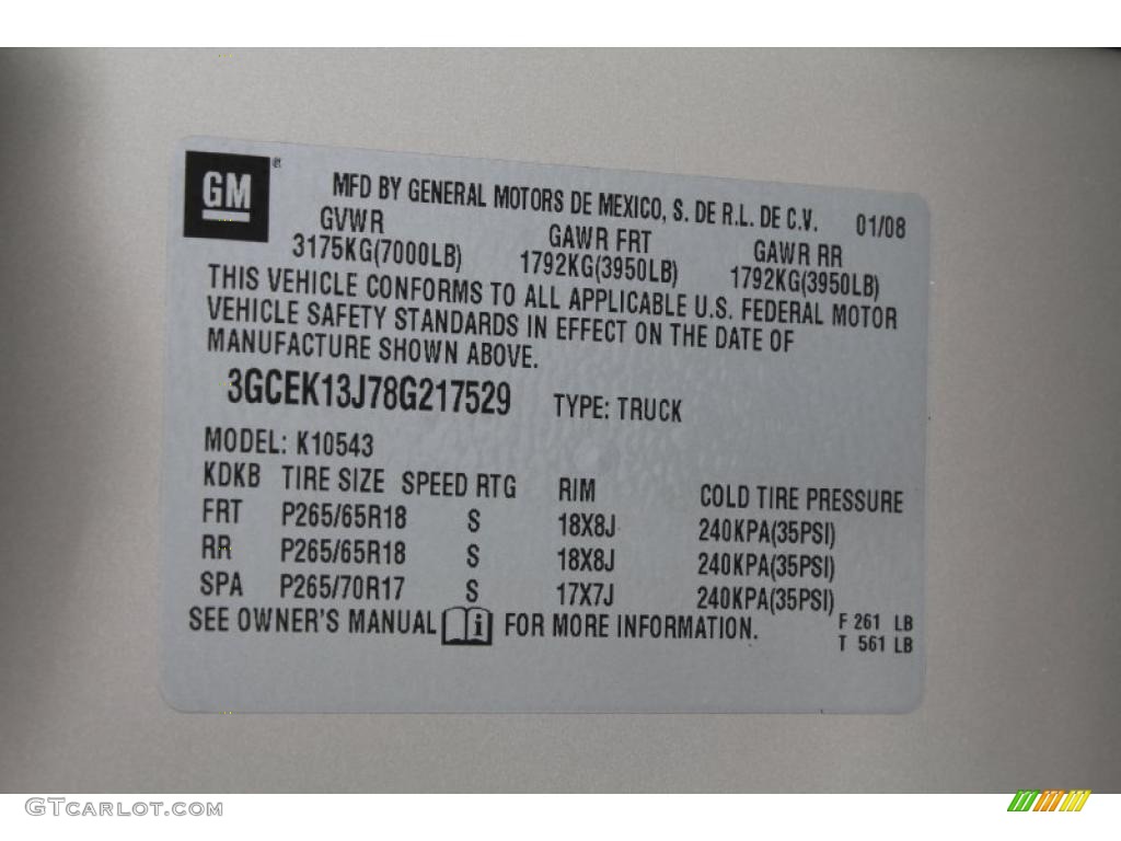 2008 Silverado 1500 LT Crew Cab 4x4 - Silver Birch Metallic / Ebony photo #16