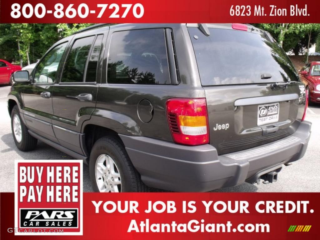 2004 Grand Cherokee Laredo - Graphite Metallic / Taupe photo #2