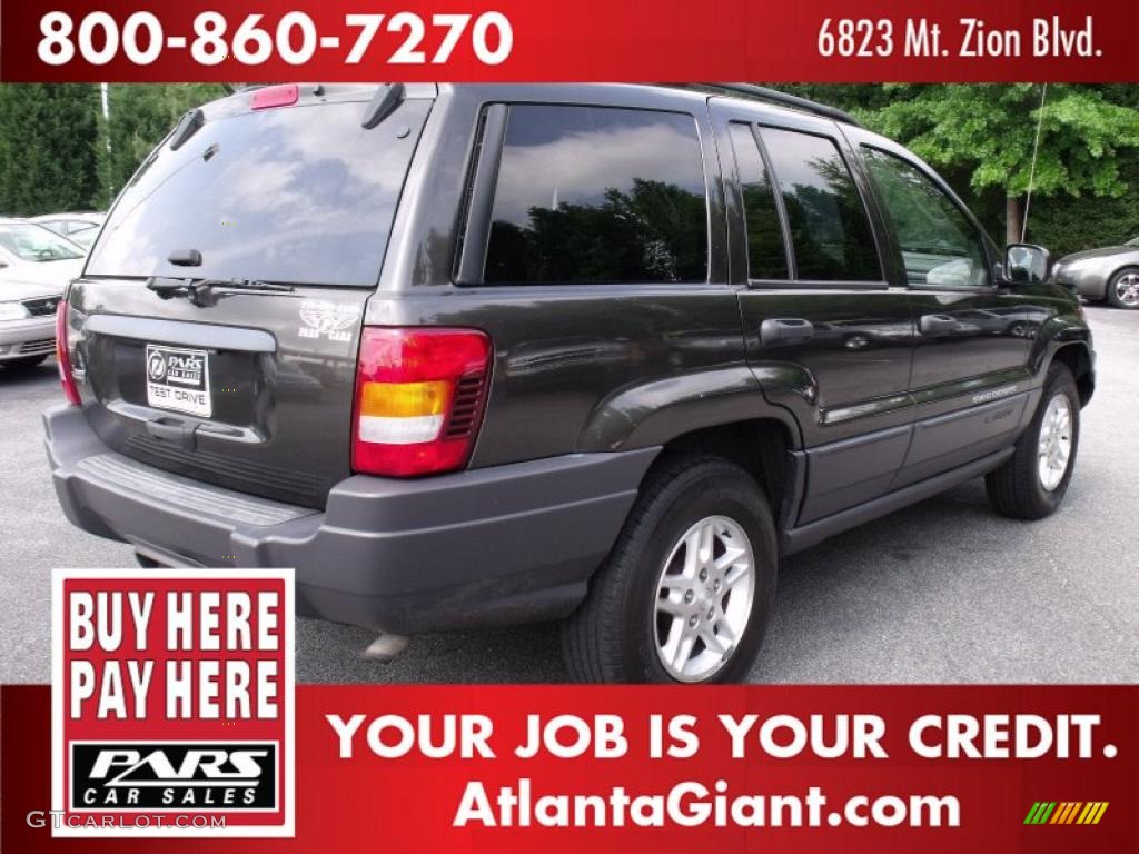 2004 Grand Cherokee Laredo - Graphite Metallic / Taupe photo #3