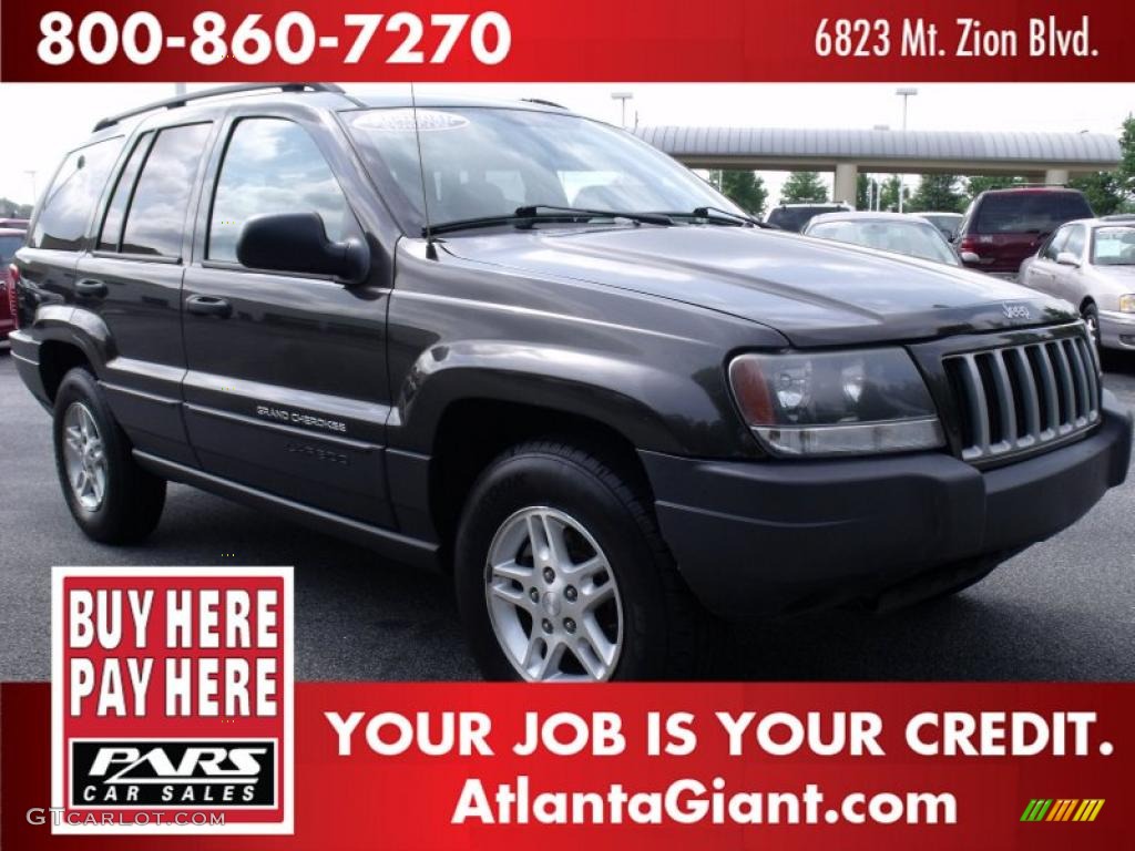 2004 Grand Cherokee Laredo - Graphite Metallic / Taupe photo #4