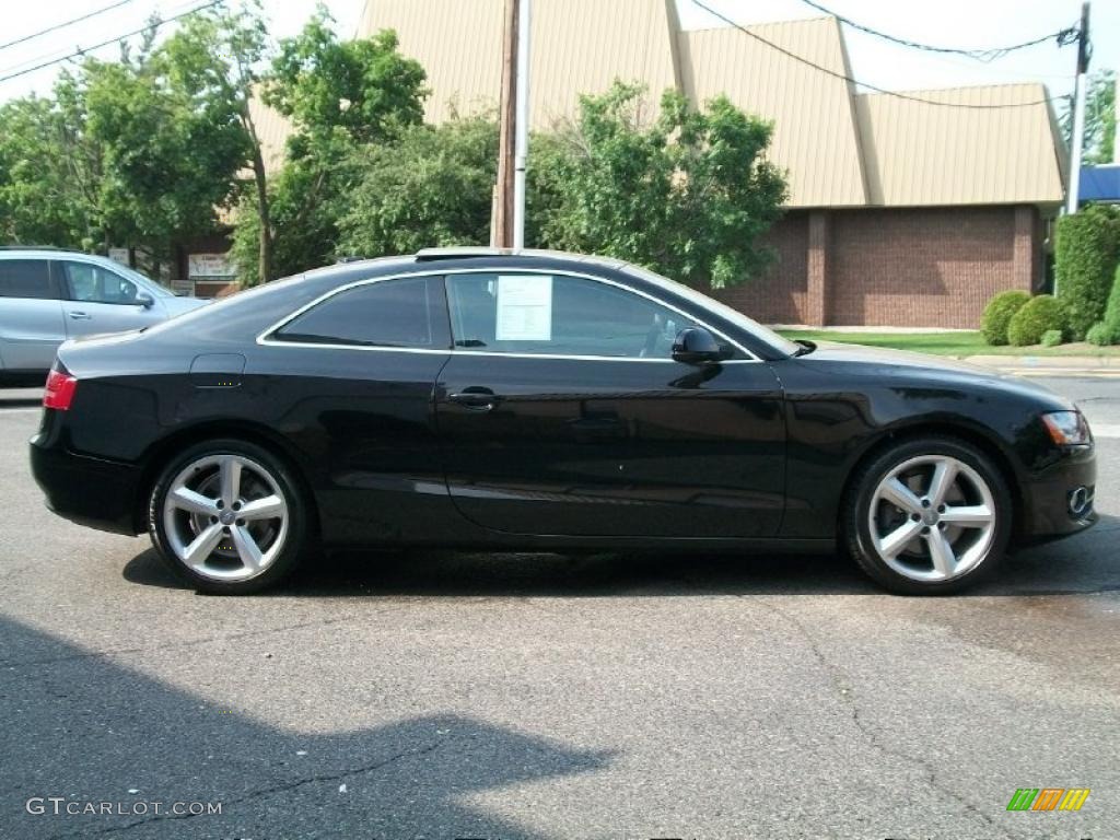 Brilliant Black 2010 Audi A5 2.0T quattro Coupe Exterior Photo #49844227