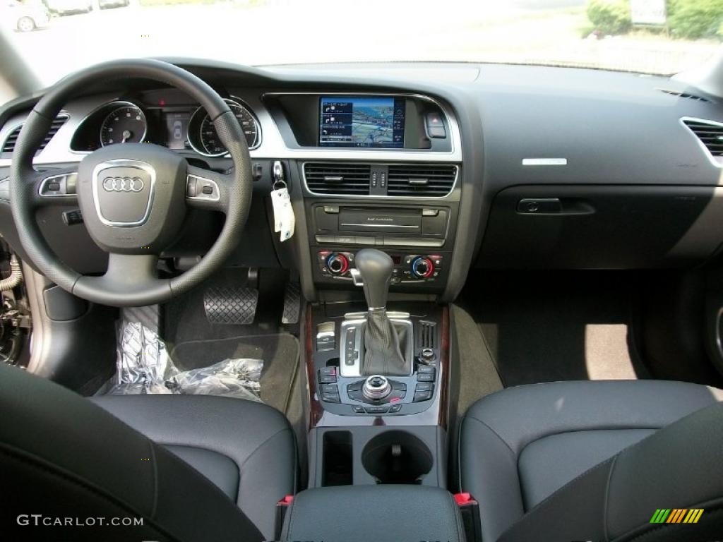 2010 Audi A5 2.0T quattro Coupe Black Dashboard Photo #49844413