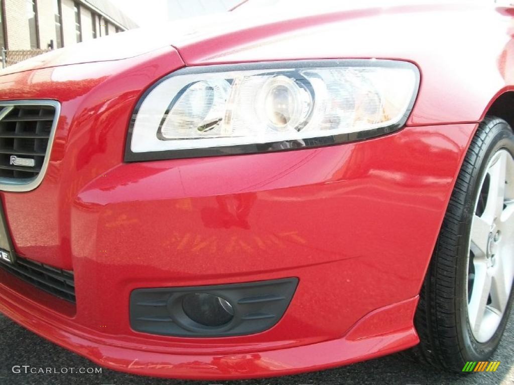 2010 V50 T5 R-Design - Passion Red / R Design Off Black photo #30