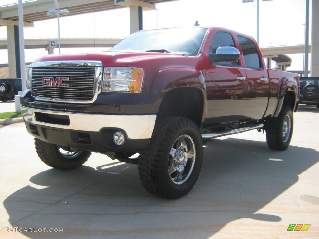 2011 Sierra 2500HD SLE Crew Cab 4x4 - Fire Red / Ebony photo #1