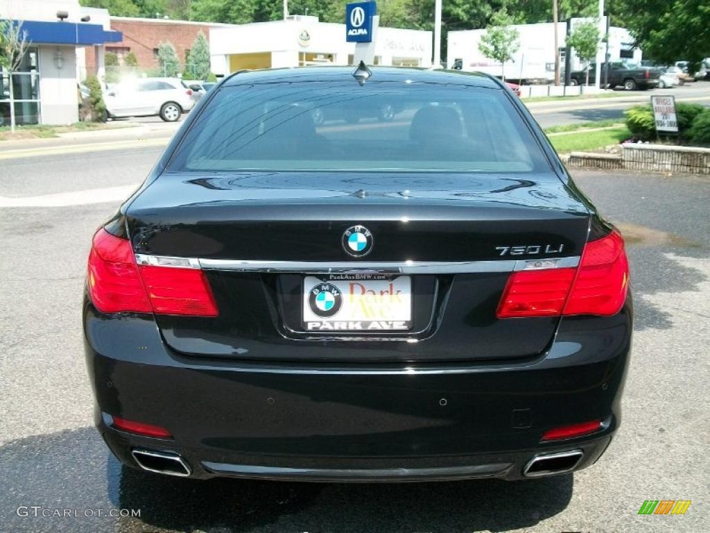 2011 7 Series 750Li xDrive Sedan - Jet Black / Black photo #6