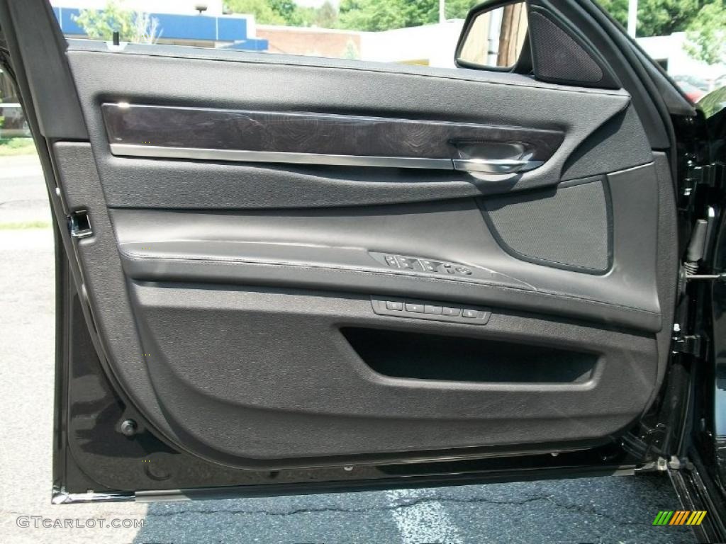 2011 7 Series 750Li xDrive Sedan - Jet Black / Black photo #9