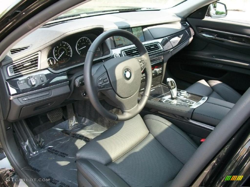 2011 7 Series 750Li xDrive Sedan - Jet Black / Black photo #10