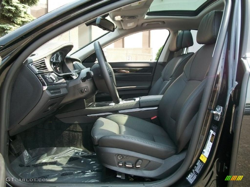 2011 7 Series 750Li xDrive Sedan - Jet Black / Black photo #11