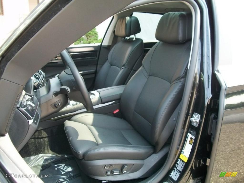 2011 7 Series 750Li xDrive Sedan - Jet Black / Black photo #12